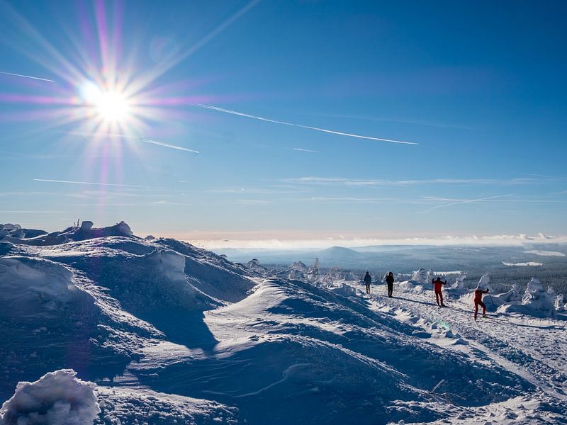 Sunny winter day on the Fichtelberg in Saxony by Animaflora PicsStock