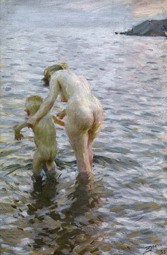 Anders Zorn,Met moeder, 1895