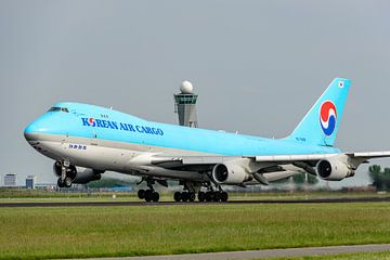 Korean Air Cargo Boeing 747-400 vrachtkist. van Jaap van den Berg