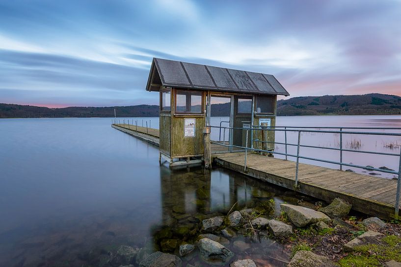 Laacher See pier by Johan Vanbockryck