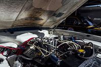 Lotus Cortina engine compartment.