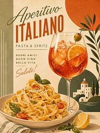 Bistro Italiano Negroni- & -Pasta von MARTINA KUSUMA DEWI