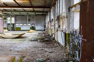 Urbex - interieur van een vervallen gebouw