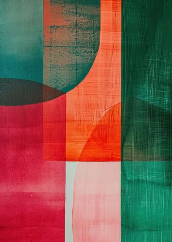 Travail moderne scandinave coloré