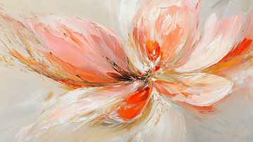 Golden Blossom in Motion by Thea