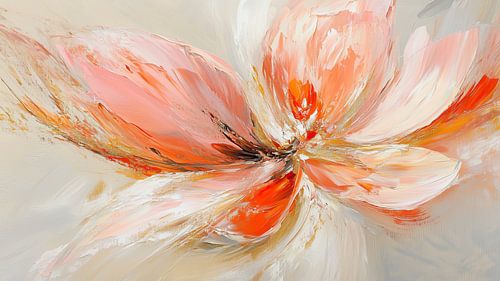 Goldene Blüte in Bewegung