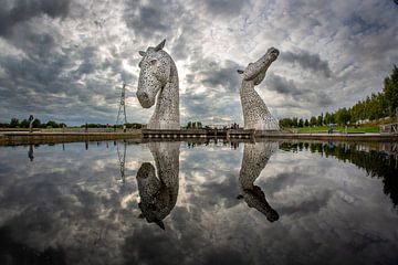 Les Kelpies, Écosse sur Willem Klopper