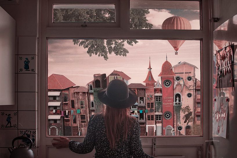 Unique Photo Manipulation: Books transformed into houses - For book lovers by Elianne van Turennout