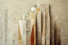 Abstract beige by Bert Nijholt