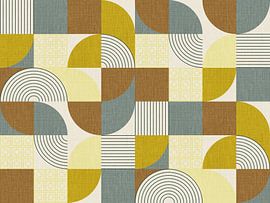 Palm Springs Desert Shapes Mosterd van Alexandra Weise