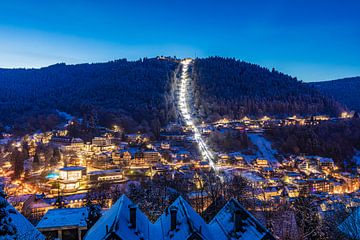 Winter in Bad Wildbad in het Zwarte Woud