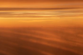 Sonnenuntergang in den Wolken