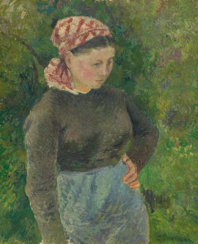 Camille Pissarro, paysanne, 1880