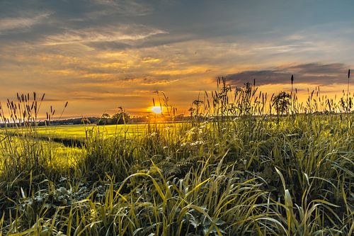 Sonnenuntergang in Twente