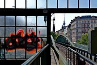 Popular underground station on the U2 line on Eberswalde Strasse