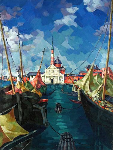 Konrad Mägi - Venice (between 1922 and 1923)