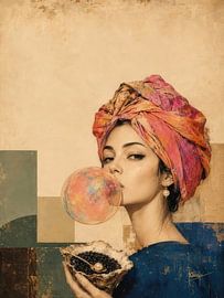 Still Muse with Caviar and Pearl by René van den Berg