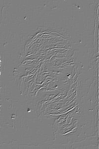 Abstrakte monochrome Porträt Frau