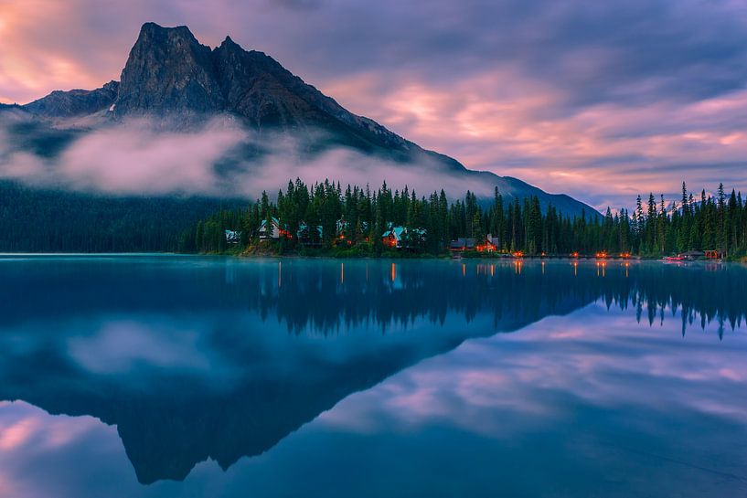 Sunrise Emerald Lake, Canada by Henk Meijer Photography