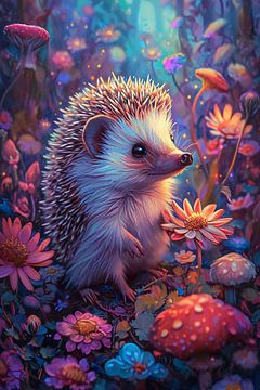magical hedgehog by haroulita