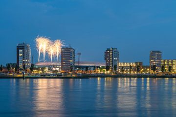 Het Feijenoord Stadion in Rotterdam tijdens de allerlaatste concertreeks in het stadion van MS Fotografie | Marc van der Stelt