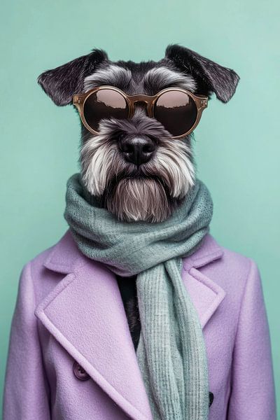 Schnauzer von Poster Art Shop