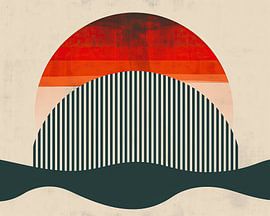 Bauhaus Japandi Abstrakt von Kunst Laune