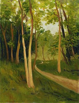 Félix Vallotton - Het pad in het Bois de Boulogne van Peter Balan