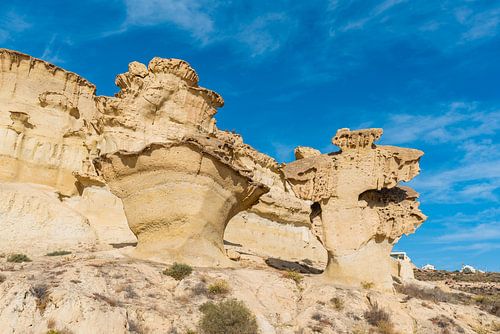 unique erosion/sand sculptures of Bolnuevo in Murcia, Spain