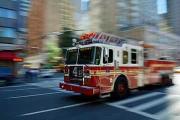 Feuerwehrauto New York City von René Spruijtenburg