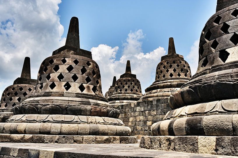 The mystical architecture of Borobudur temple by Frank Photos