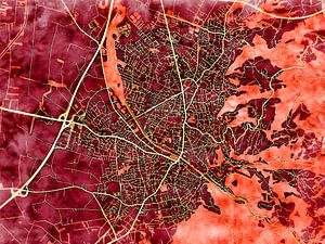 Karte von Dornbirn im stil 'Amber Autumn'