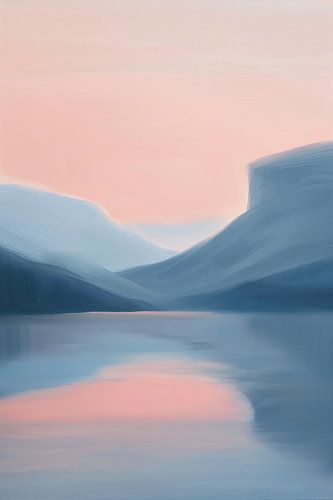 Avondroze Reflecties