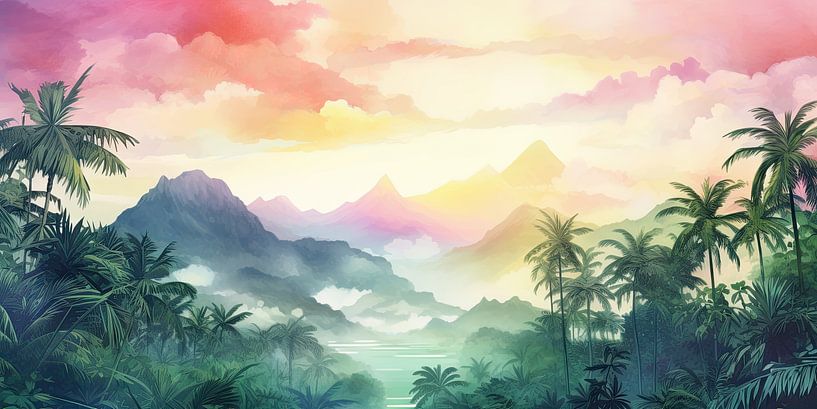 Affiche tropicale par Bert Nijholt