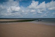  bewölkter Tag, Strand Zeeland von Manuel Declerck Miniaturansicht