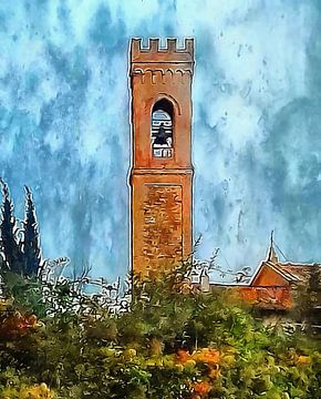 Campanile Perugia Italien von Dorothy Berry-Lound