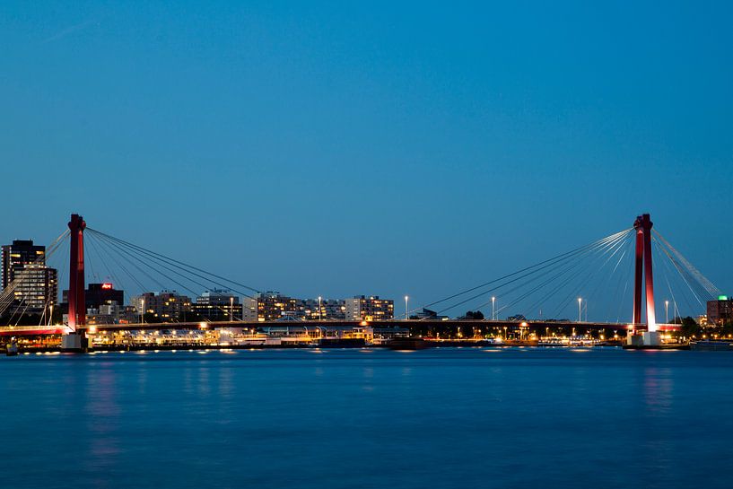 Willemsbrug in Rotterdam van Willem Vernes
