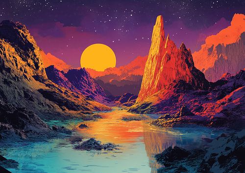 Psychedelische Landschaft II