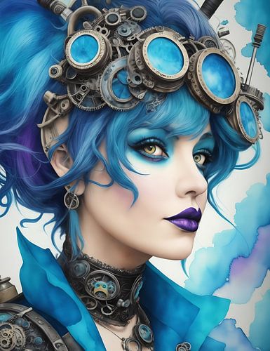 Steampunk Vrouw XIX