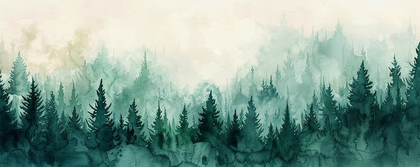 Woods of Green 8 by ByNoukk