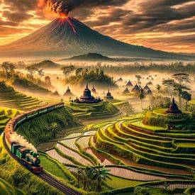 A Train Journey Through Java by Jeroen Kleiberg
