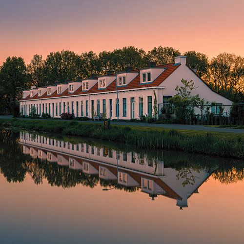 Sunrise in Woudbloem, Groningen
