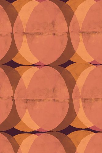 Retro Cirkels in Terra & Oker