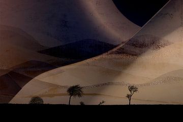 Surrealistische woestijn van Mad Dog Art