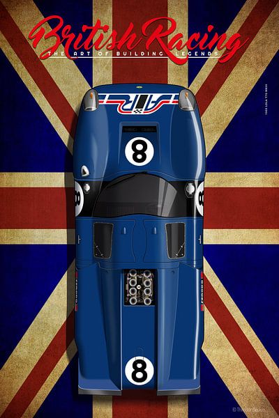 British Racing Lola T70 MKIII No. 8 par Theodor Decker