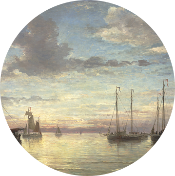 Avondstond op zee, Hendrik Willem Mesdag van Teylers Museum
