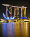 Singapore Marina Bay Sands in de nacht van Keith Wilson Photography thumbnail