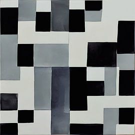 Zonder kleur zwart wit grijs van Renato Daub