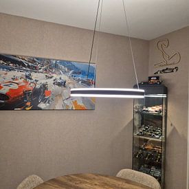 Kundenfoto: Autorennen in Monaco von ARTemberaubend, auf Leinwand