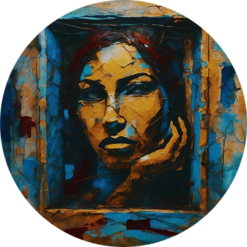 De vrouw die door de muren naar je kijkt